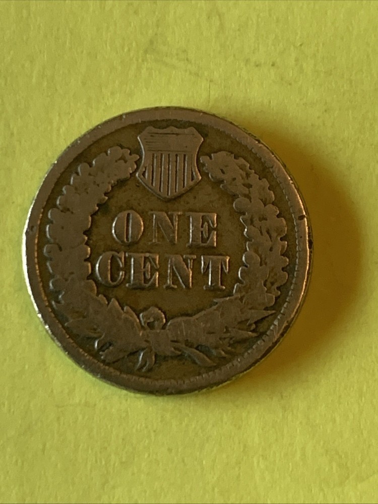 1863 Indian Head Cent . VG Very Good