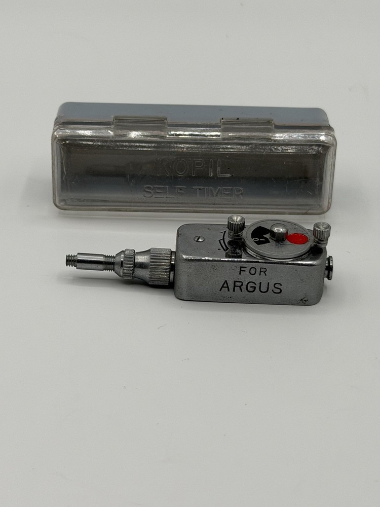 USED Vintage Kopil Self Timer For Argus Camera with Case - Work As Is
