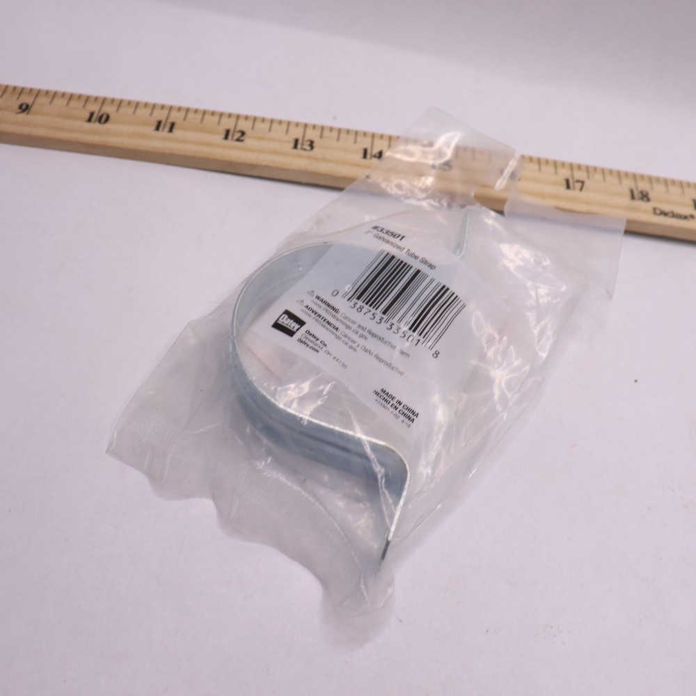 Oatey 2 in. Galvanized 2-Hole Pipe Hanger Strap