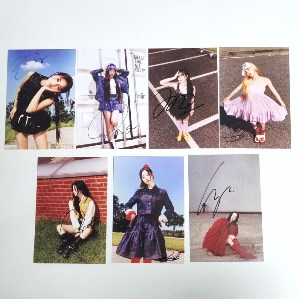 Twice 14th Mini Album Strategy Autographed Hand signed Postcard