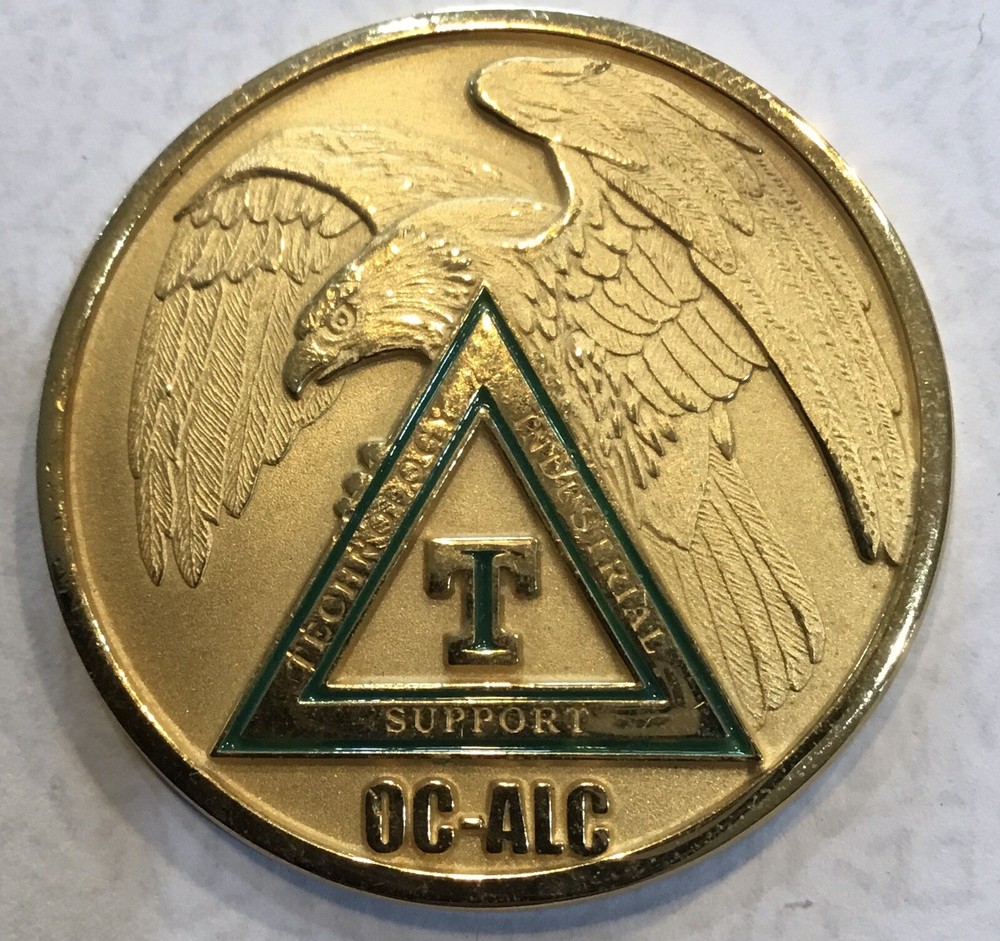 OC-ALC Technology And Industrial Support Coin Medal