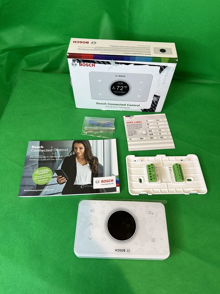 Bosch Connected Control BCC50 Wi-Fi Thermostat Open
