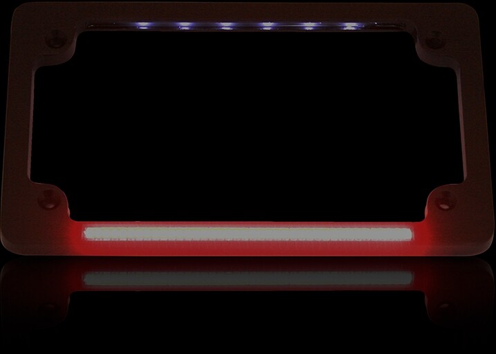 Custom Dynamics Black Dual LED License Plate Frames TF02-B