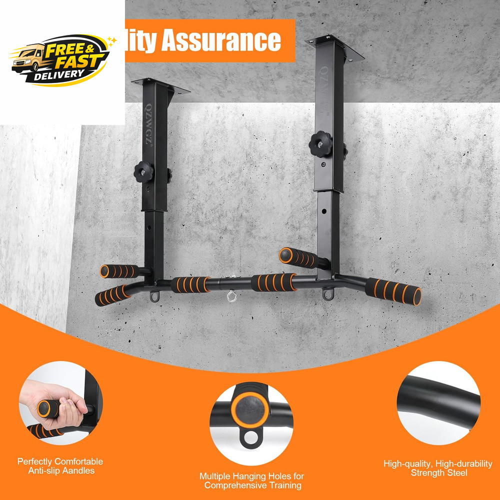 Height Adjustable Pull up Bar, Heavy Duty Pull up Bar, Barmount, Ceiling Mount,