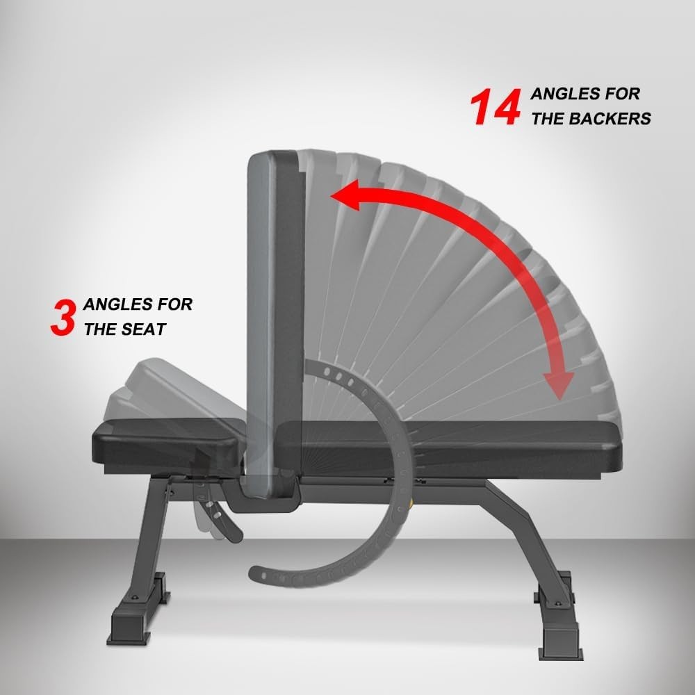 Multi-Functional Weight Bench with Triangular Support Structure for Stability