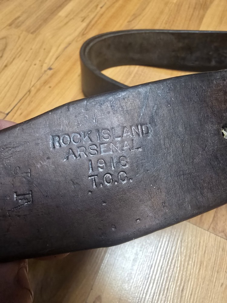 US Cavalry RIA Strap BR/ ROLLER SNAP, NECK YOKE ARTILLERY HARNESS For MCCLELLAN