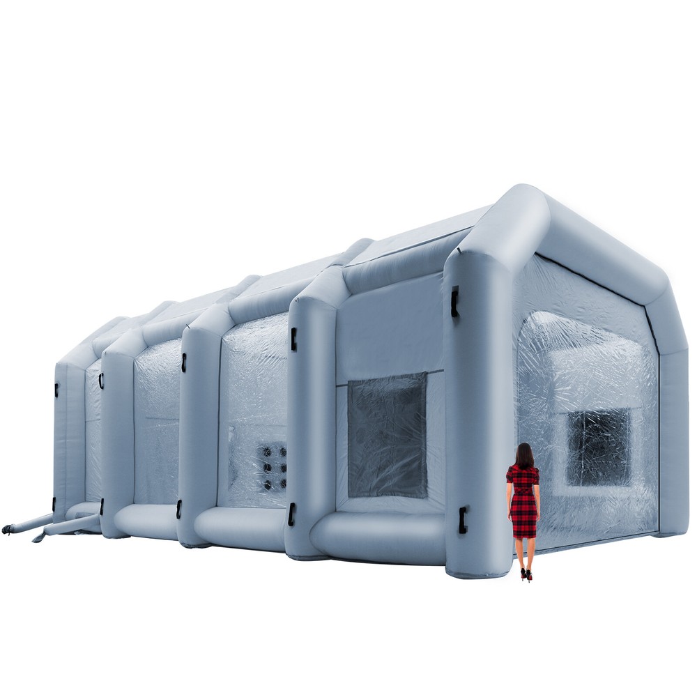 𝟑𝟗𝐱𝟏𝟔𝐱𝟏𝟑𝐅𝐭 Inflatable Paint Booth Portable Car Spray Booth