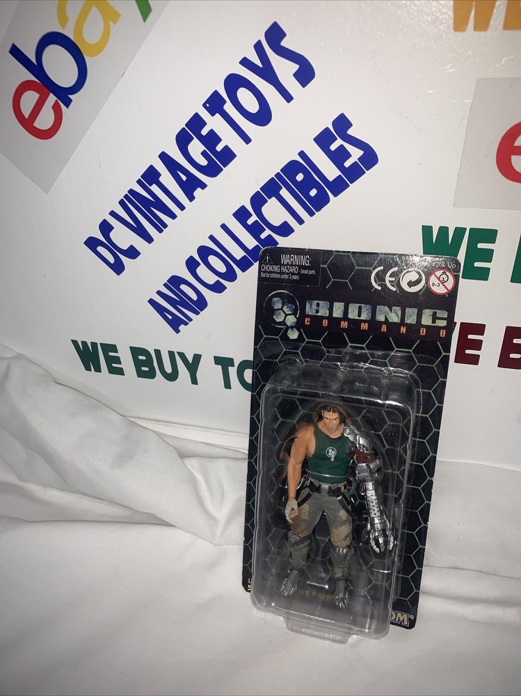 2009 Neca Bionic Commando Promo Action Figure New in Package - Capcom