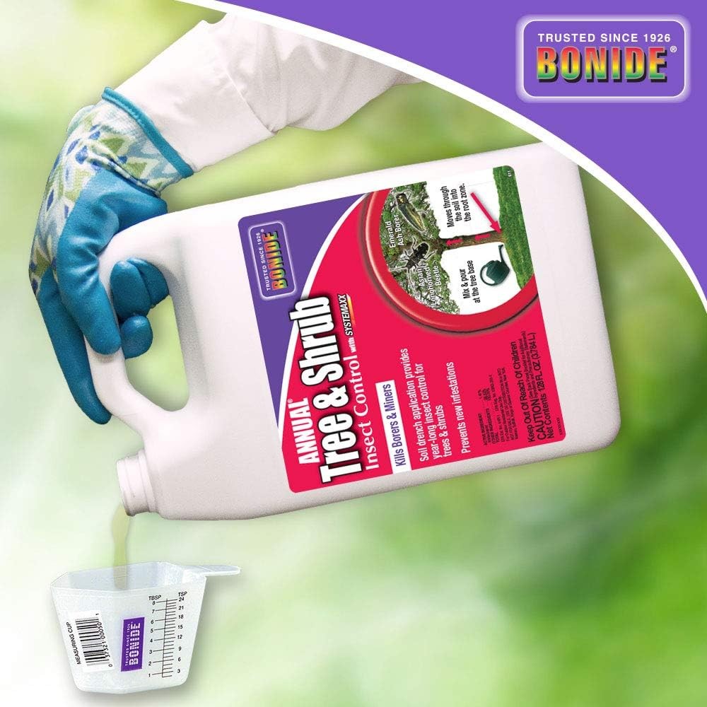 Bonide Annual Tree & Shrub Insect Control with Systemaxx, 128 oz...