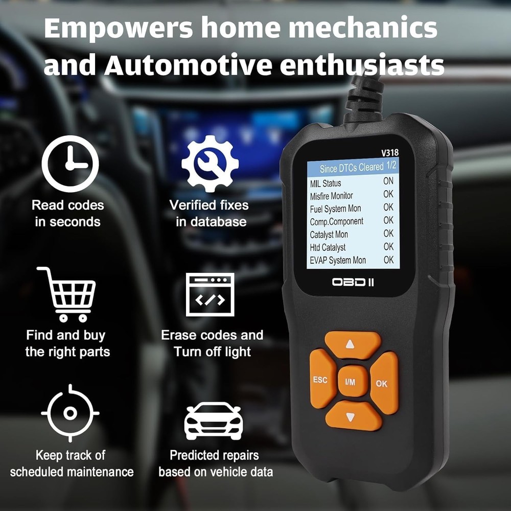 Car OBD2 Scanner Code Reader Engine Fault Code Reader Scanner CAN Diagnostic Sca