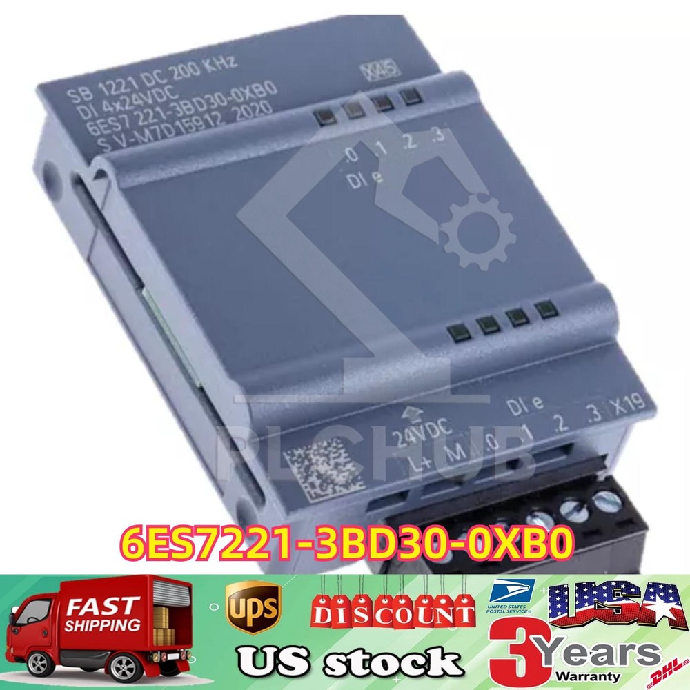 New Siemens 6ES7 221-3BD30-0XB0 S7-1200 Digital input SB 1221 6ES7221-3BD30-0XB0