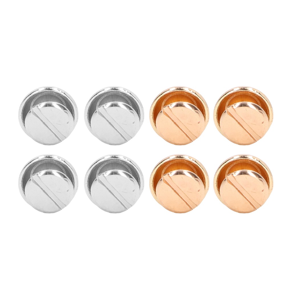 10mm 100 Sets Mushroom Rivets Round Head Semicircle Electroplating Process Alloy