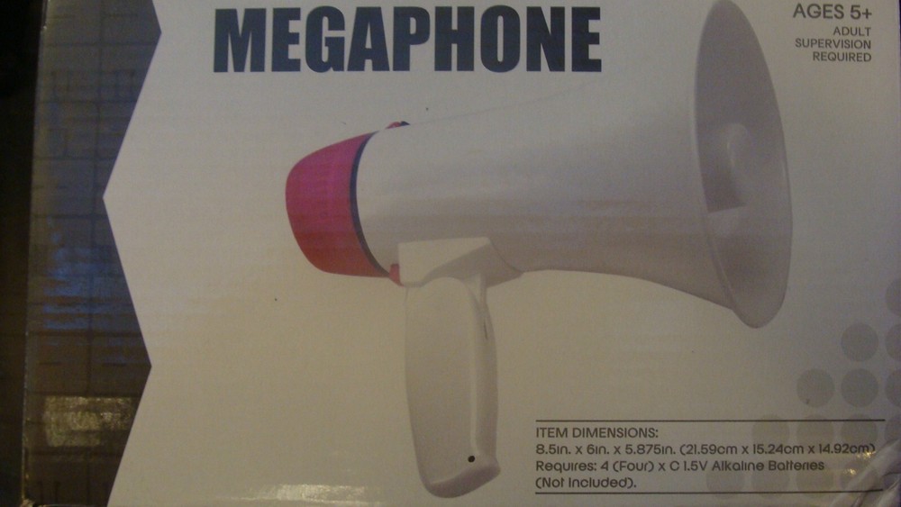 megaphone speaker jm110523 (as is)