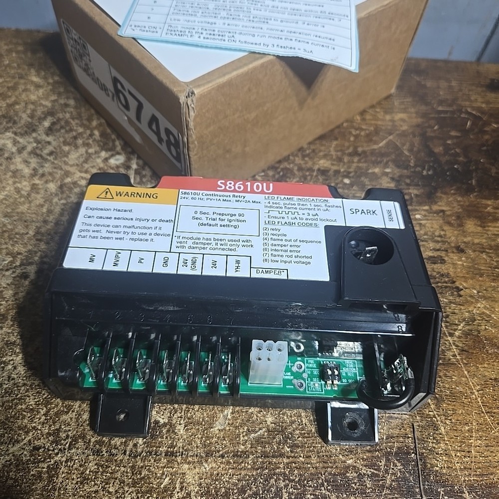 S8670E Furnace Pilot Module Control Board S8670E3003