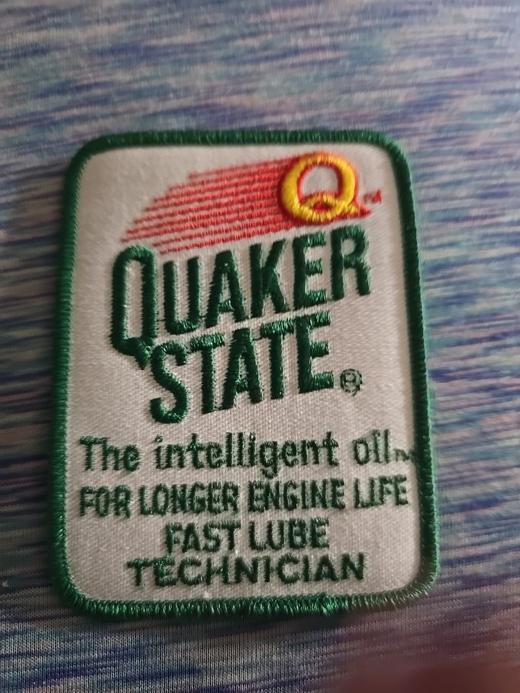 Vintage  Quaker State Fast Lube Technician Patch