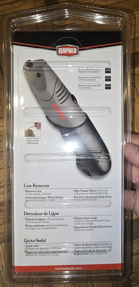 Rapala Compact Line Remover and Fishing Hooker Sharpener. Unopened