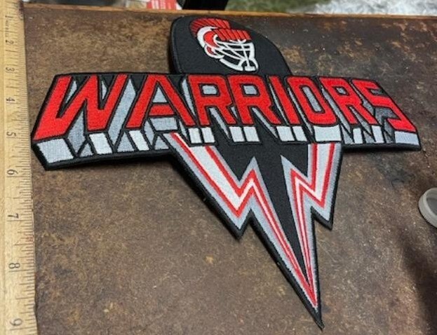 Warriors Embroidered Back Patch (NOS)