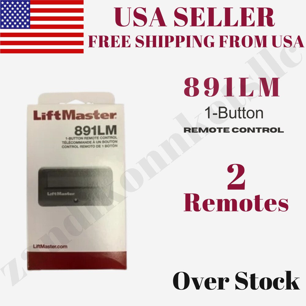LiftMaster 891LM 2 Pack Remote | Security+ 2.0 Garage Door Transmitter