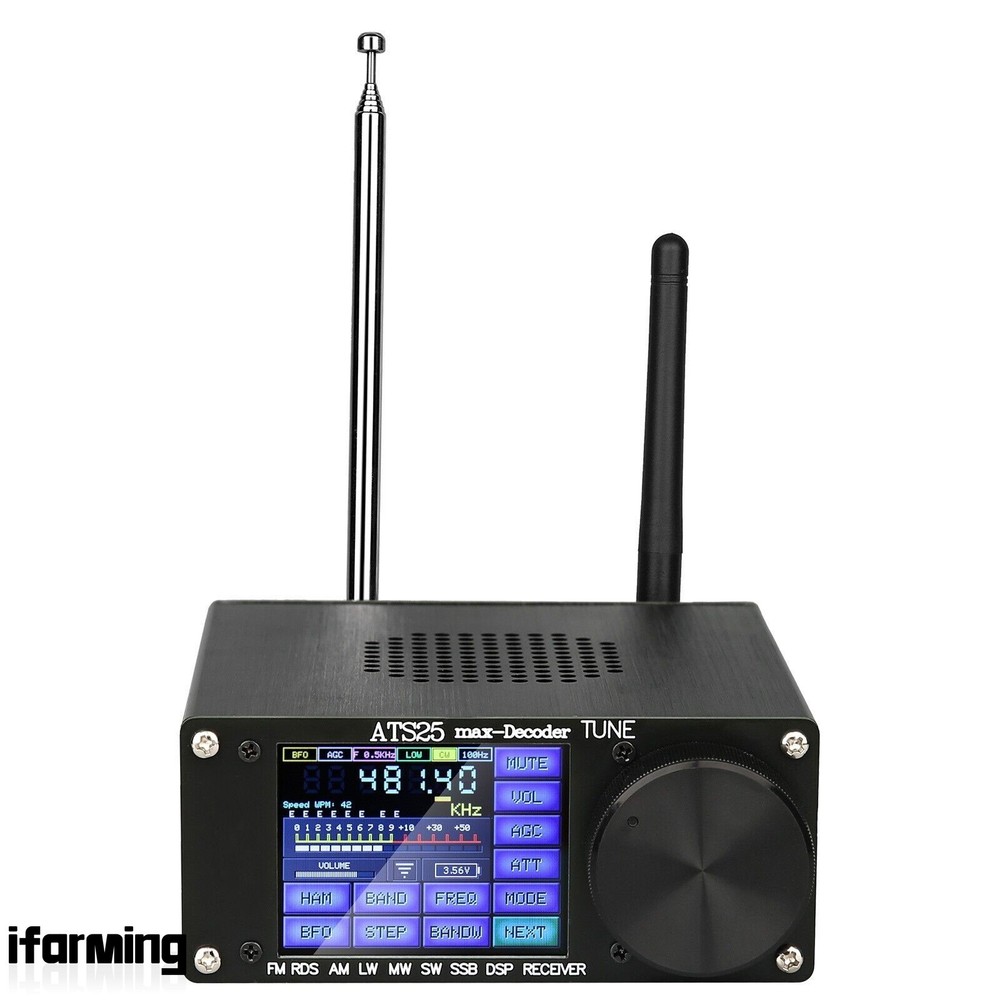 ATS25max-Decoder Si4732 Full Band Radio Receiver SW DSP Official+Activation Code