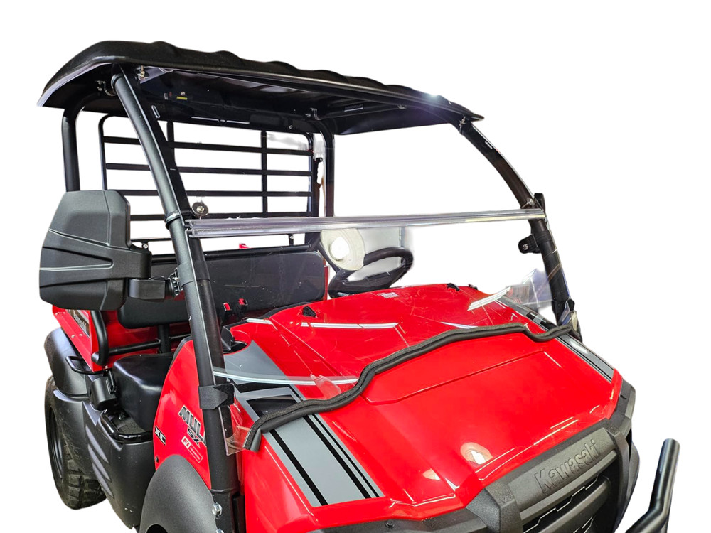 2017-25 Kawasaki Mule SX,XC Front Folding Fold Windshield -1/4 THICK!