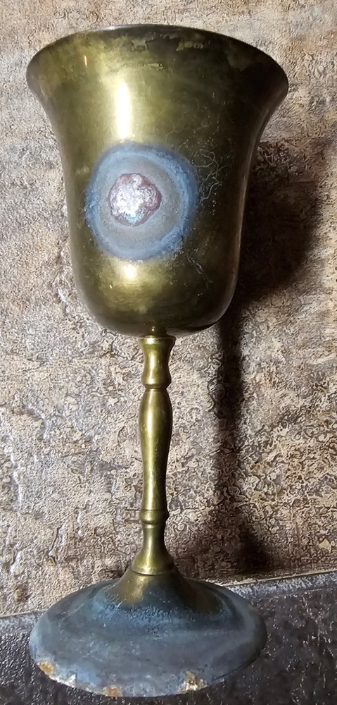 1 Solid Brass Goblet