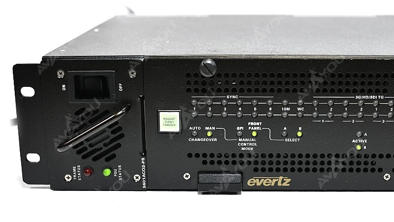 Evertz 5601ACO2 Automatic Changeover for 5601MSC Master Clock/Sync Generator