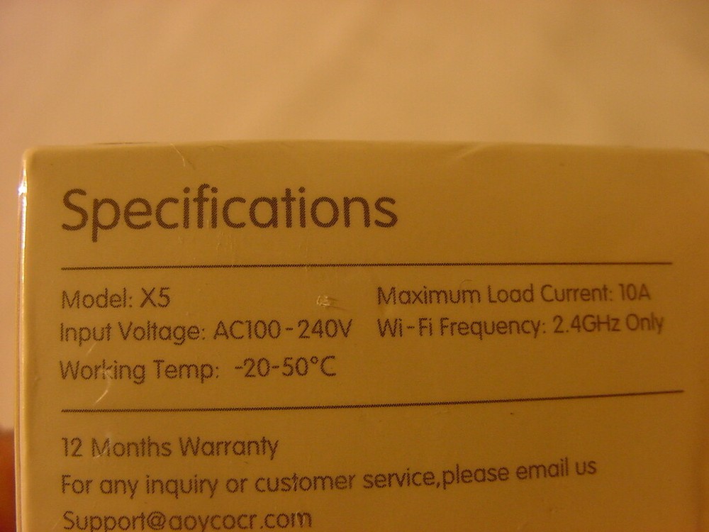 NEW SEALED - SMART PLUG X5