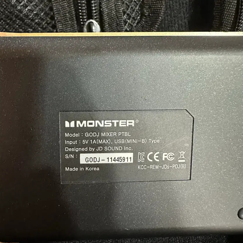 Monster GODJ Portable DJ Controller Compact Audio Mixer