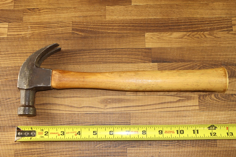 Vintage Arrow Claw Hammer Wood Handle
