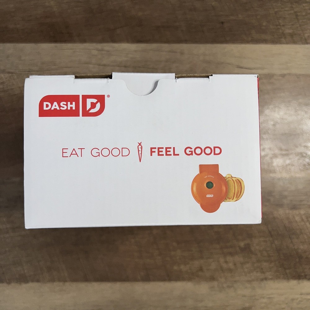 Dash Pumpkin Mini Waffle Maker NEW IN BOX