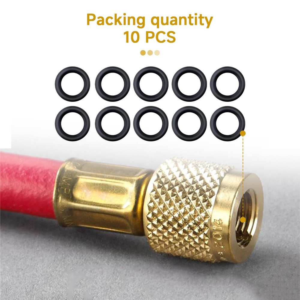 10 PCS 19037 O-Ring Seals Compatible with Yellow Jacket 19109 19209 HVAC