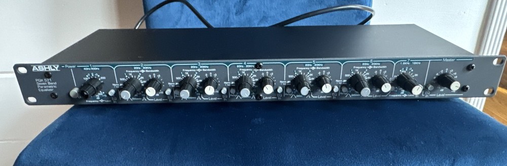 ASHLY PQX 571 SEVEN BAND PARAMETRIC EQUALIZER EQ