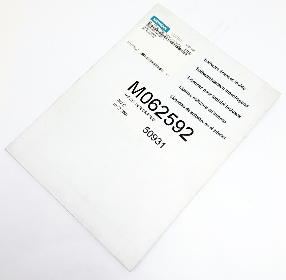 Siemens Sinumerik 6FC5250-0AG11-0AA0 SI-Axis/Spindle -sealed-
