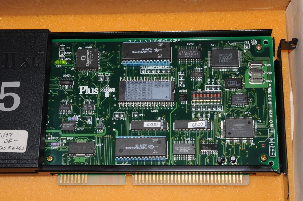 PLUS HARDCARD 105Mb, HARDCARD 105 PLUS+, WITH SOFTWARE, USED, TESTED, WORKING