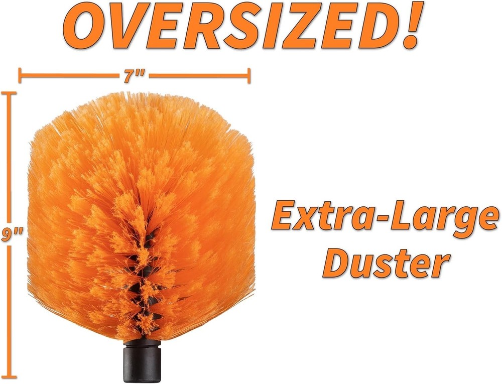 Versatile 20ft Telescopic Cobweb Cleaner - Safe High Dusting Made Easy