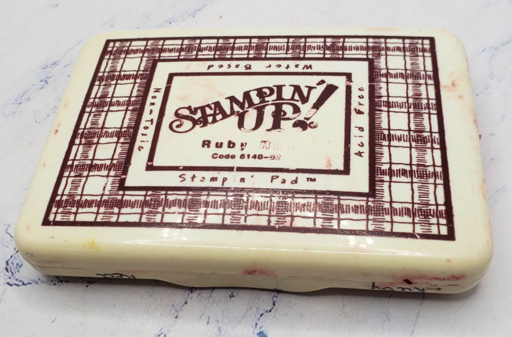 Stampin’ Up! Ruby Red Water Based Dye Ink Original Style Pad