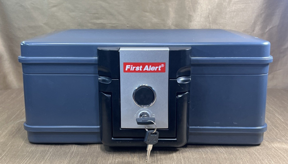 First Alert Fireproof Safe With Lock & 2 Keys