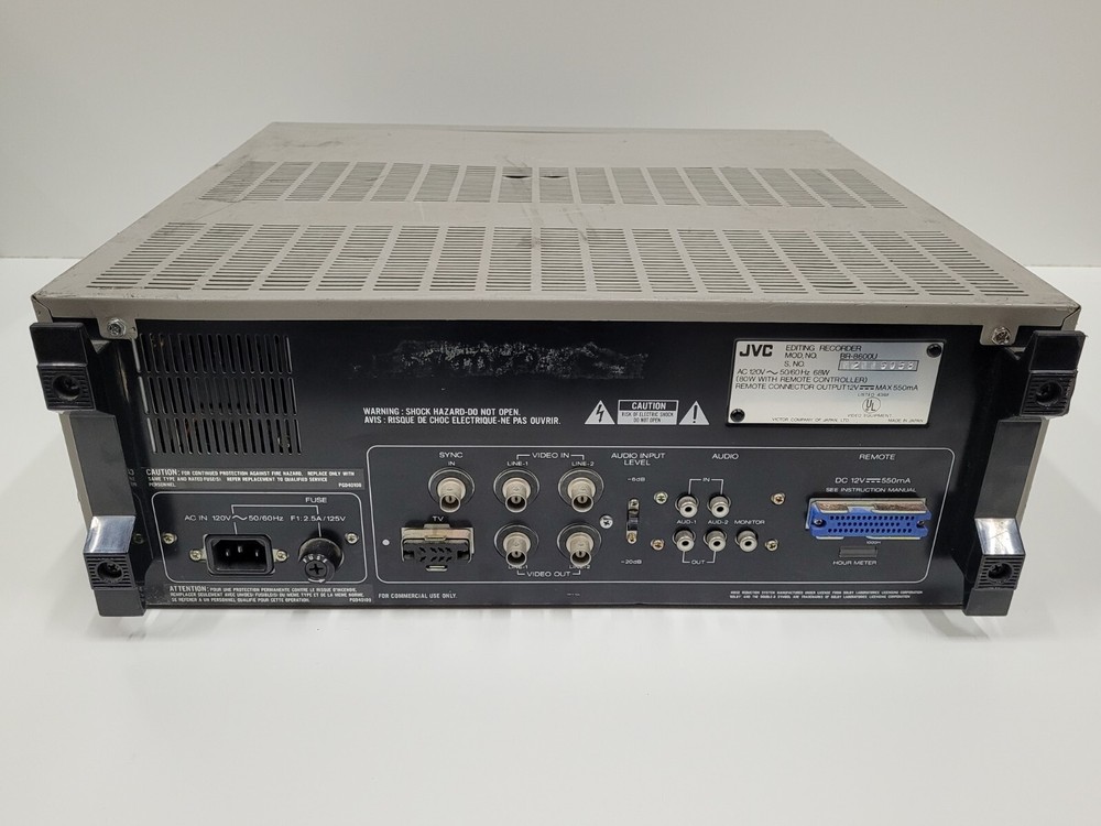 JVC BR-8600U Professional Editing Recorder