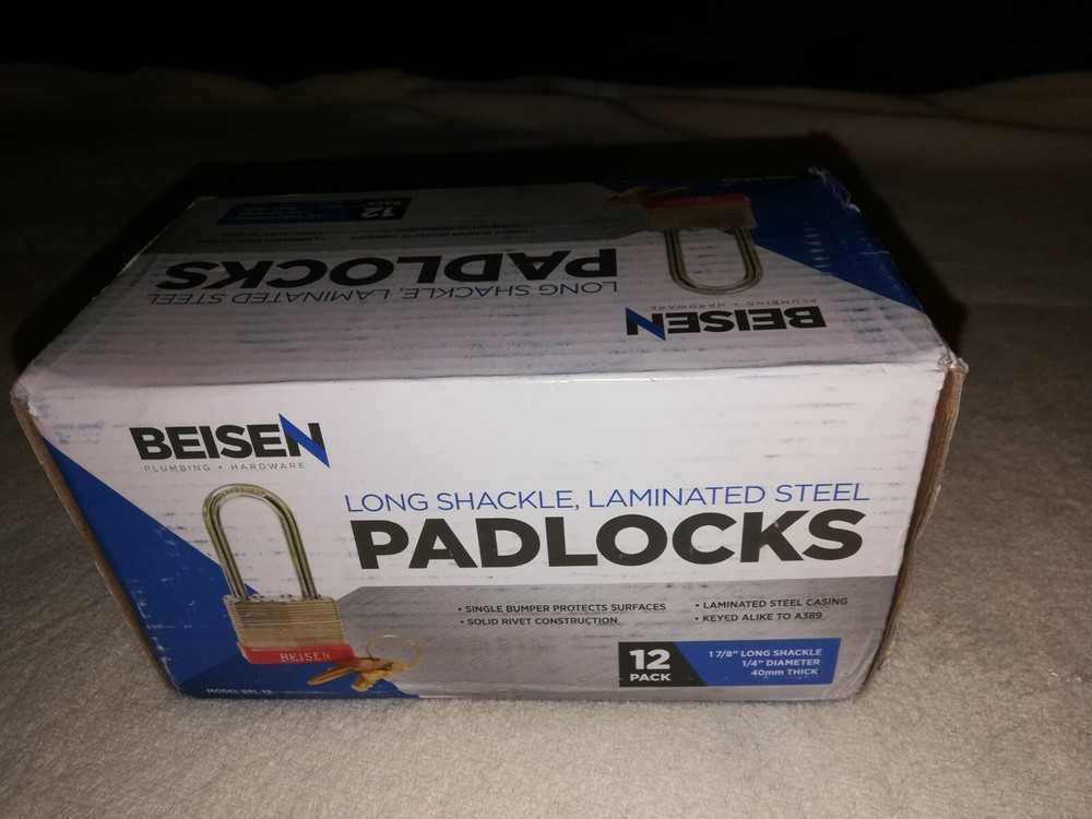 Multipack Laminated Steel 12 Packs Long Shakle 1 7/8" Solid Rivet Construction