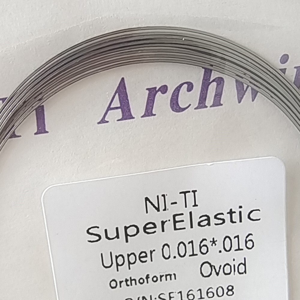 50 Pieces Dental Arch Wire Super Elastics NITI Rectangular Recta Ovoid Arcs