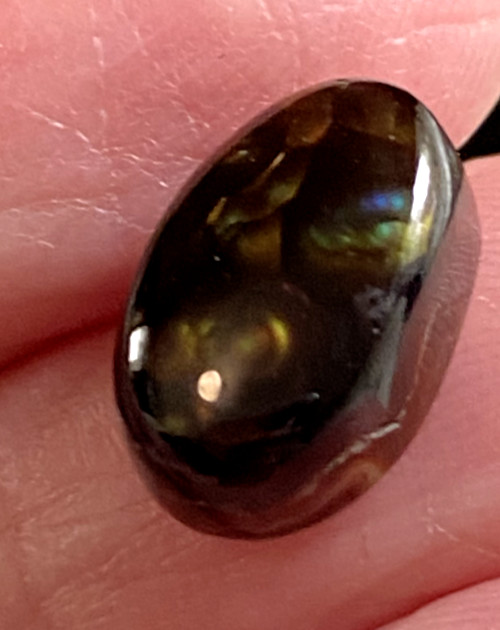 FIRE AGATE, ONE (1) gem, random, Deer Creek, Cabochon, Cab Stone Gem Quality