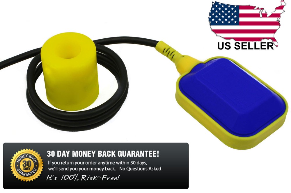 Float Switch Automatic Water or Liquid Level Sensor Sump Tank NO/NC Controller
