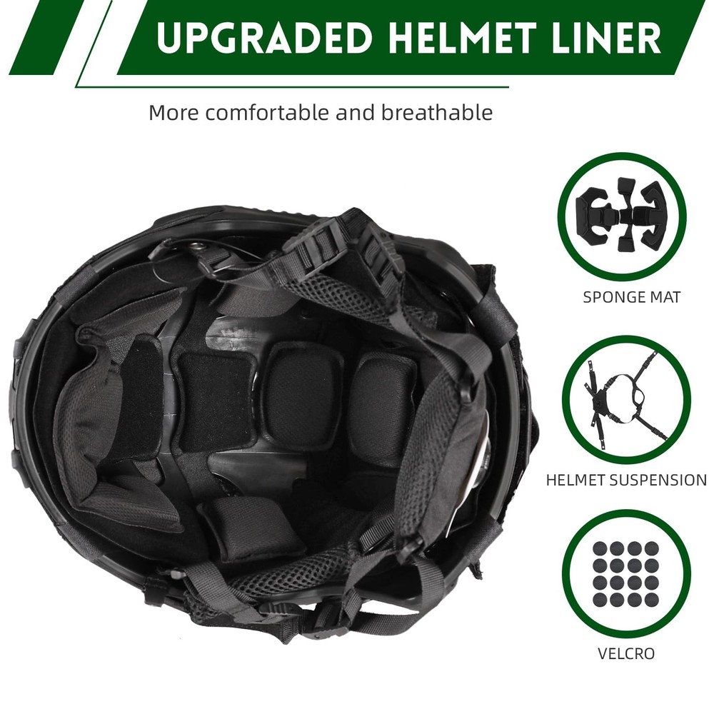 ClrfZebr Adjustable Tactical Helmet (BCP) Medium, BCP