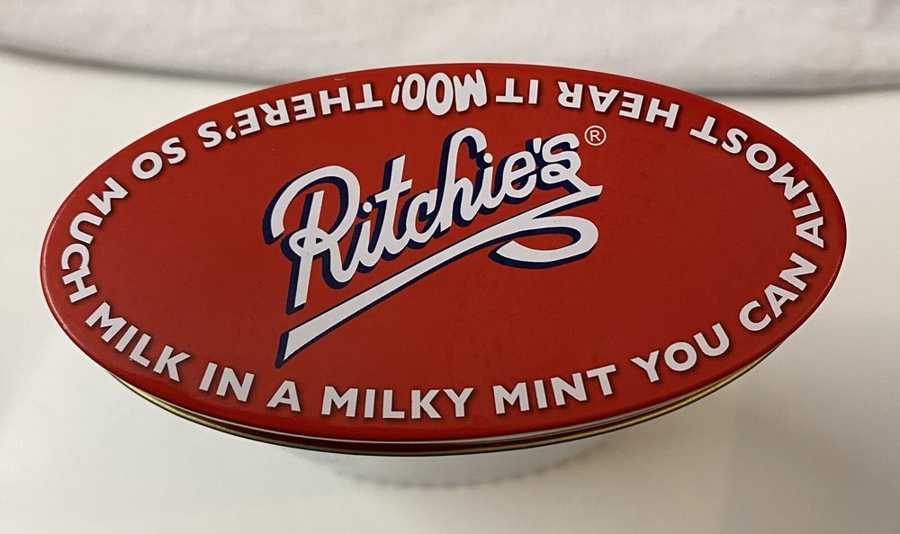 Ritchies Milky Mints Metal Storage Container