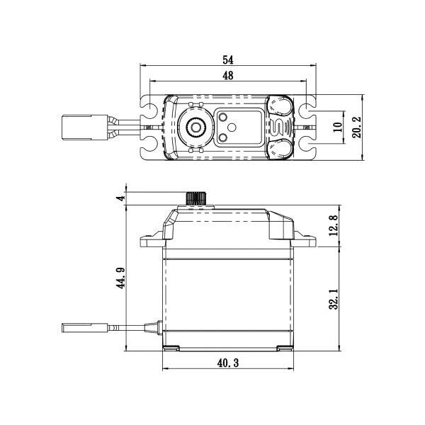 Savox - Coreless Digital Servo 0.14sec / 444.4oz @ 6V