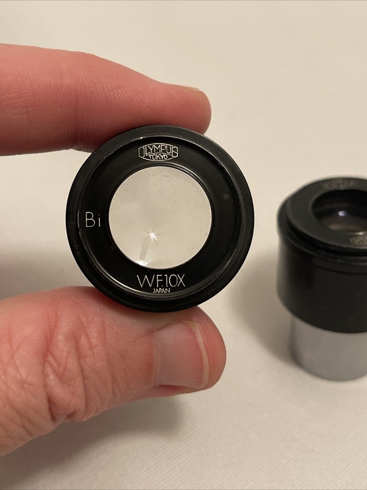 Olympus Bi WF10X Microscope Ocular Set