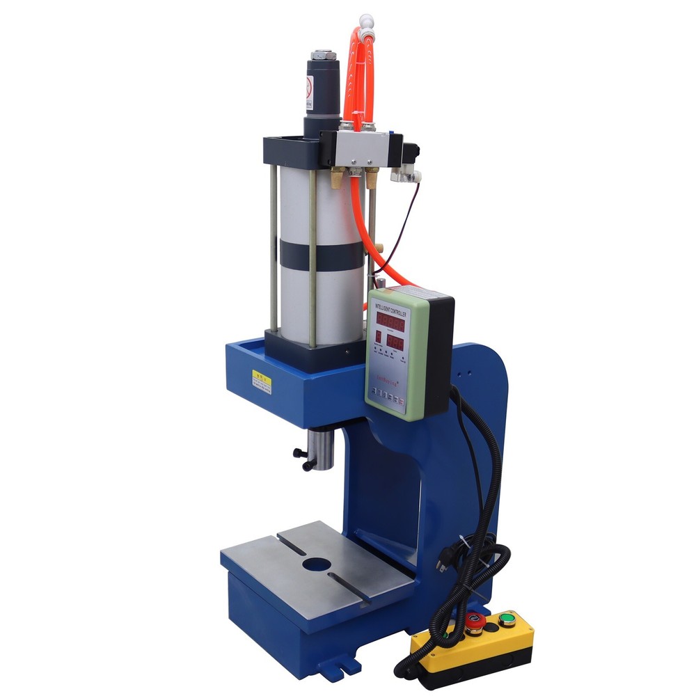 3306lb/1500kg Pneumatic Punch Press Machine Dual Button Controller 110V