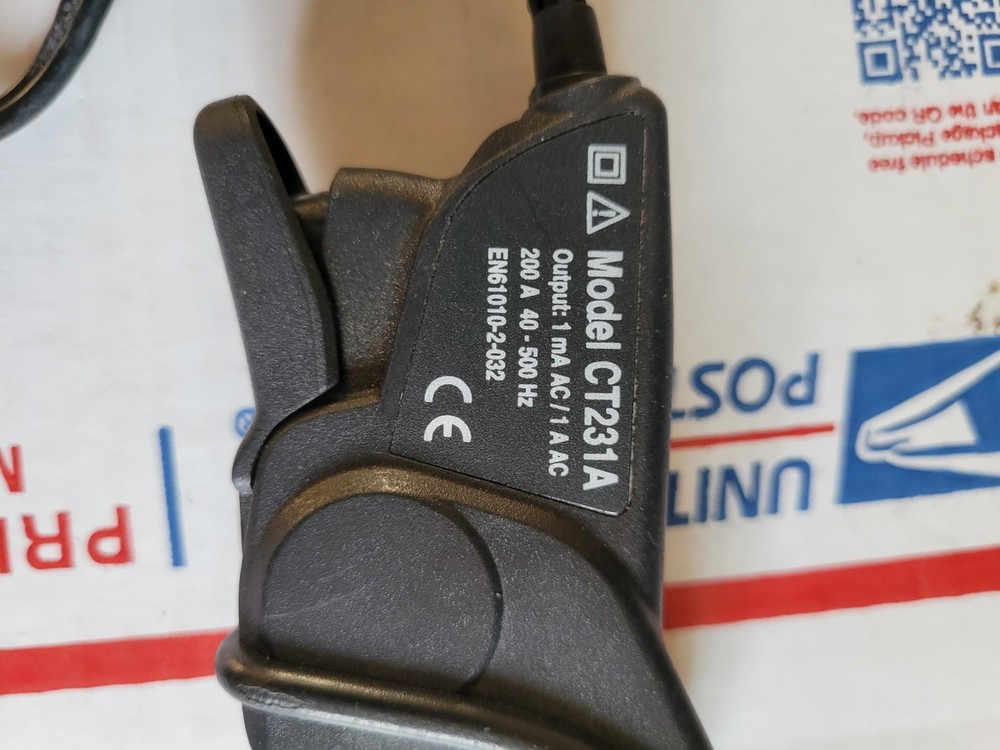 Wavetek Meterman CT231A 200A AC Current Clamp