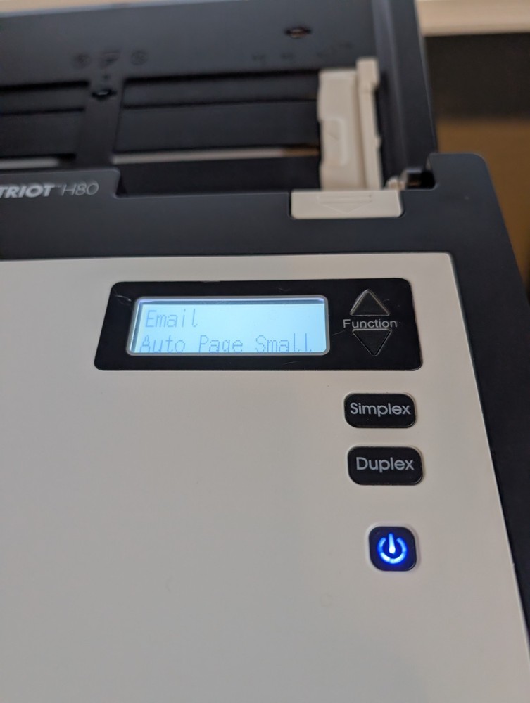 Working Scanner Visioneer Patriot H80 Excellent Condition