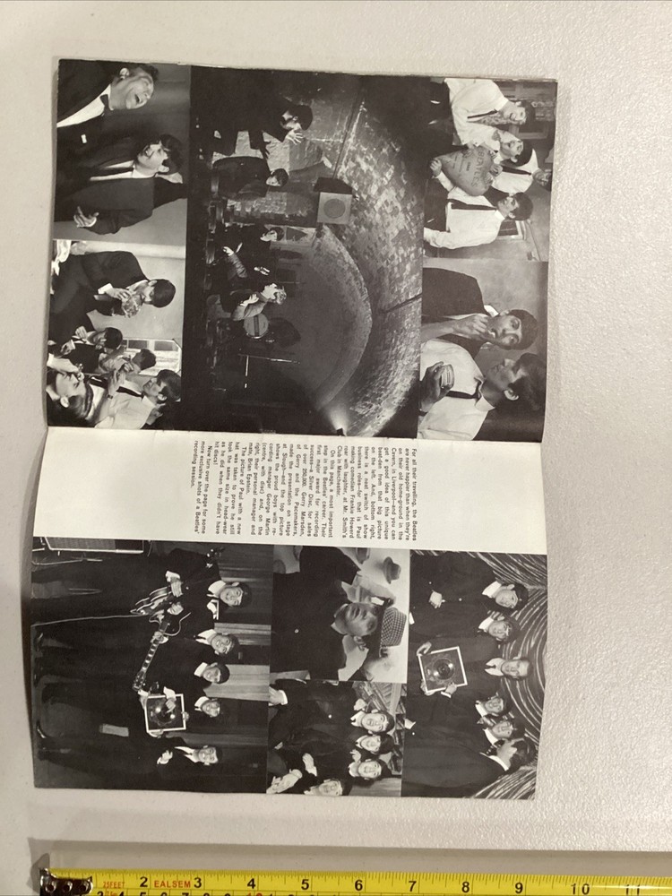 1964 The Beatles Official WHK Copy Highland Publications Program Booklet